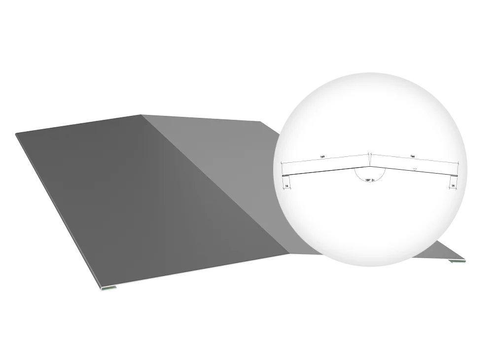Acoperire exterioara de coama