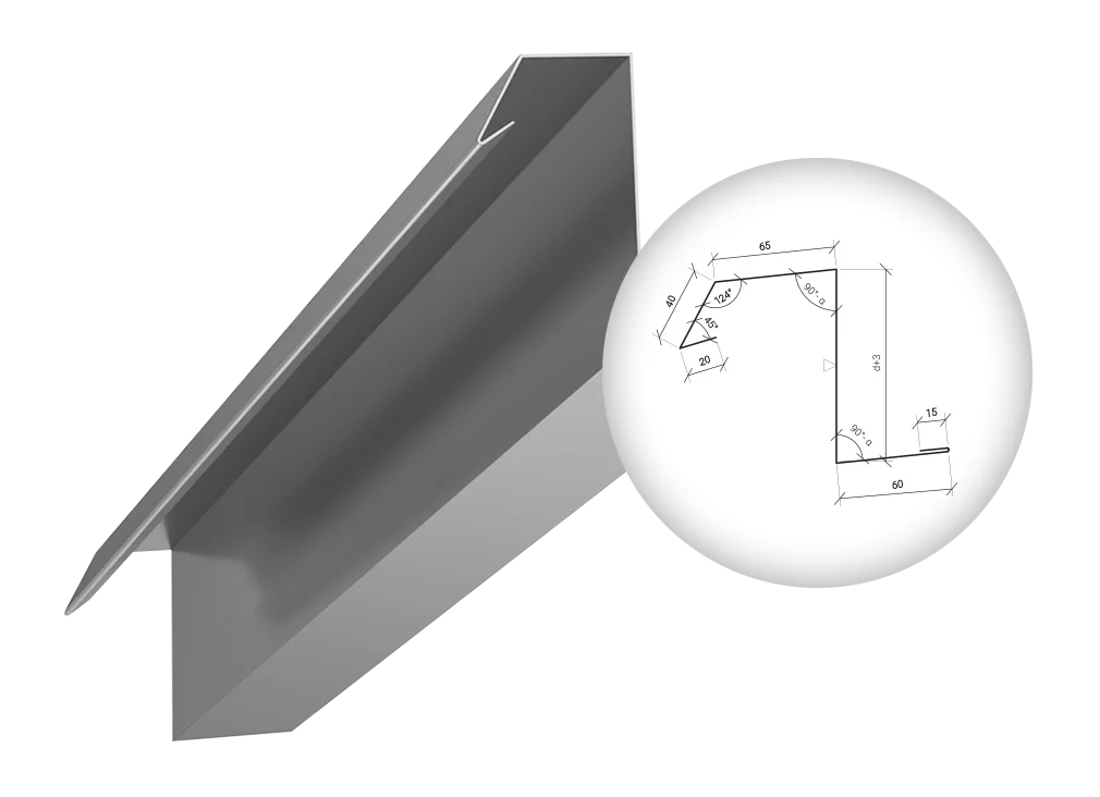 Bridare pentru jgheab