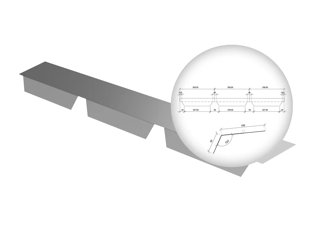Masca intermitenta asa numita „pieptene
