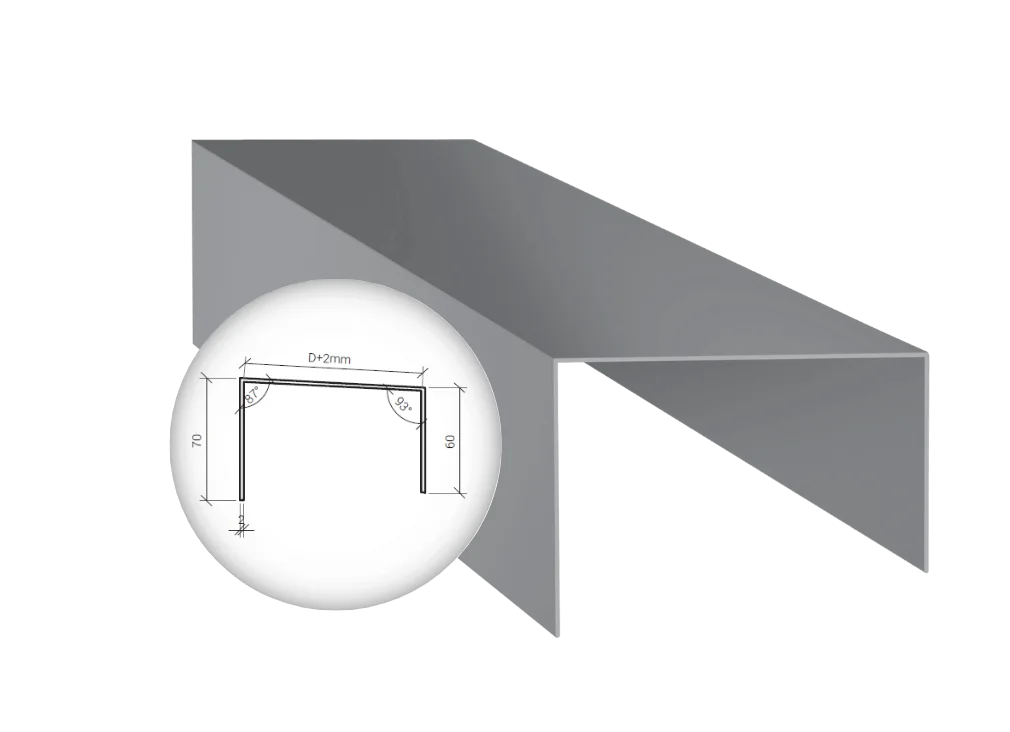 Suport pentru calota parapetului 2