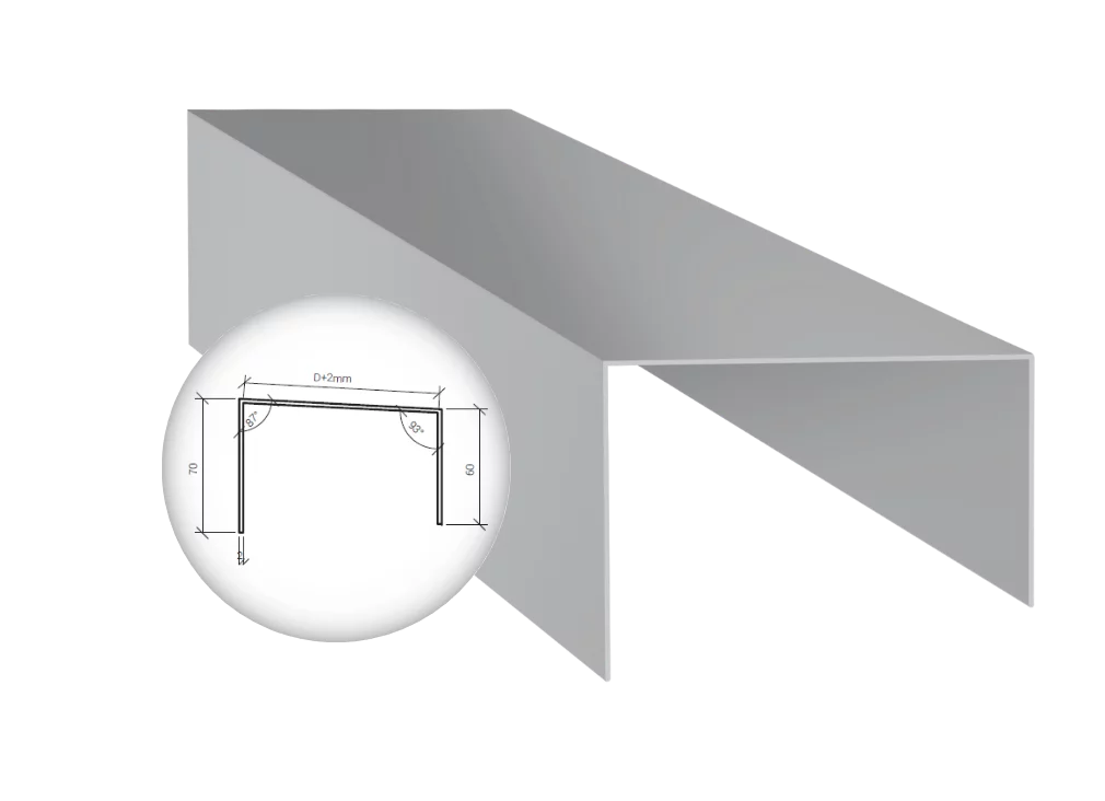 Suport pentru calota parapetului